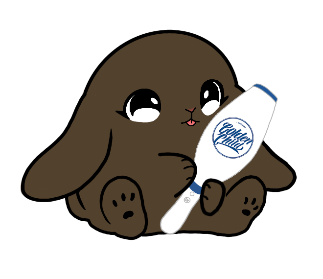 Lightstick Bunny Keychain