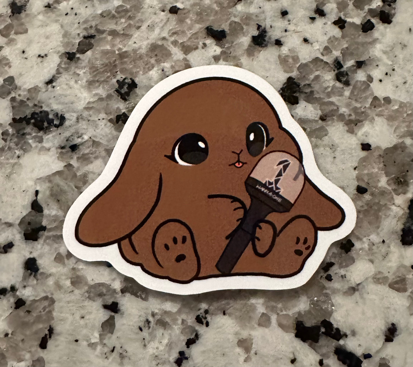 Lightstick Bunny Sticker