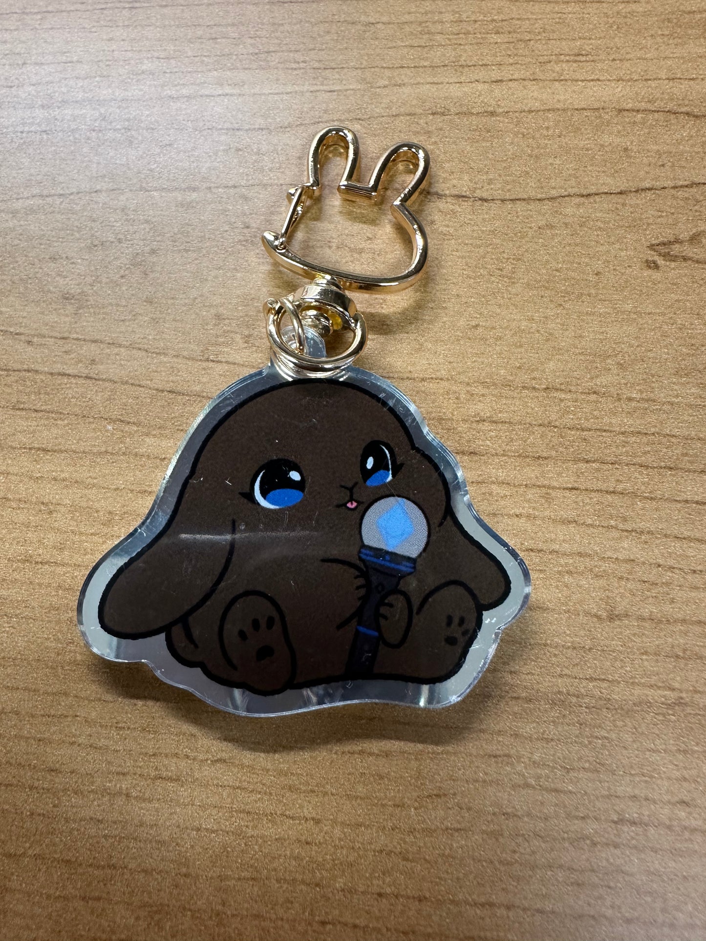 Lightstick Bunny Keychain