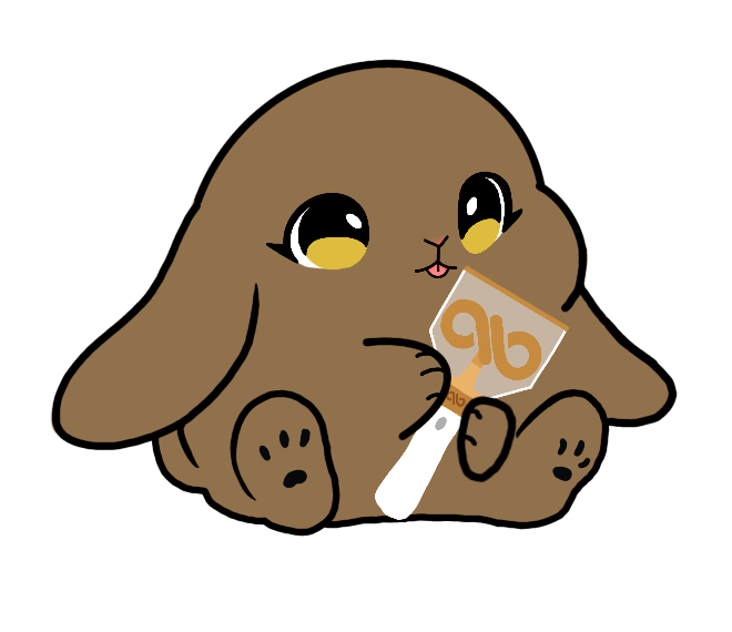Lightstick Bunny Keychain