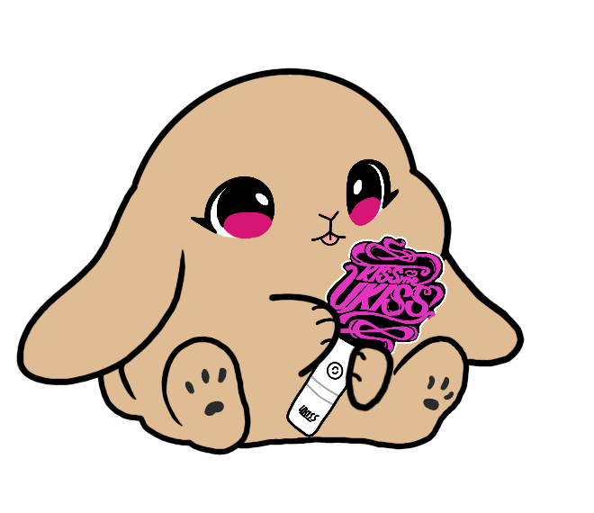 Lightstick Bunny Keychain