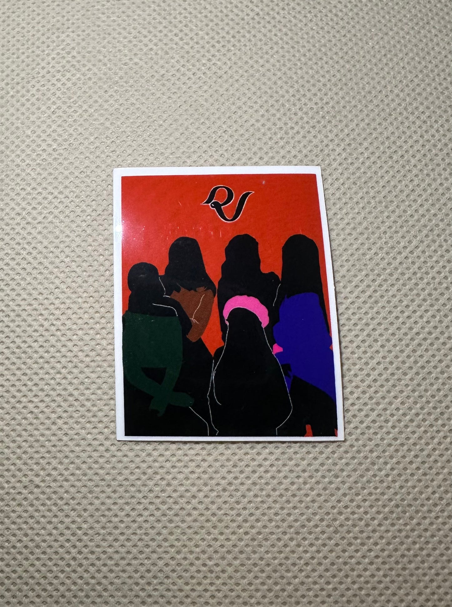 Red velvet sticker