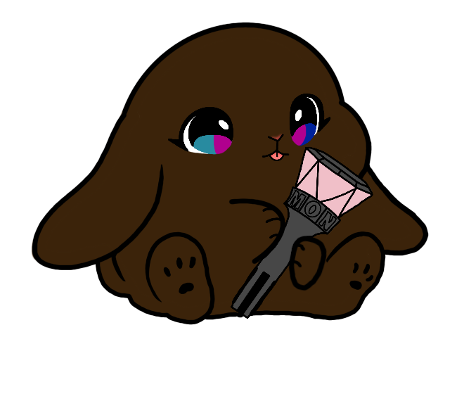 Lightstick Bunny Keychain