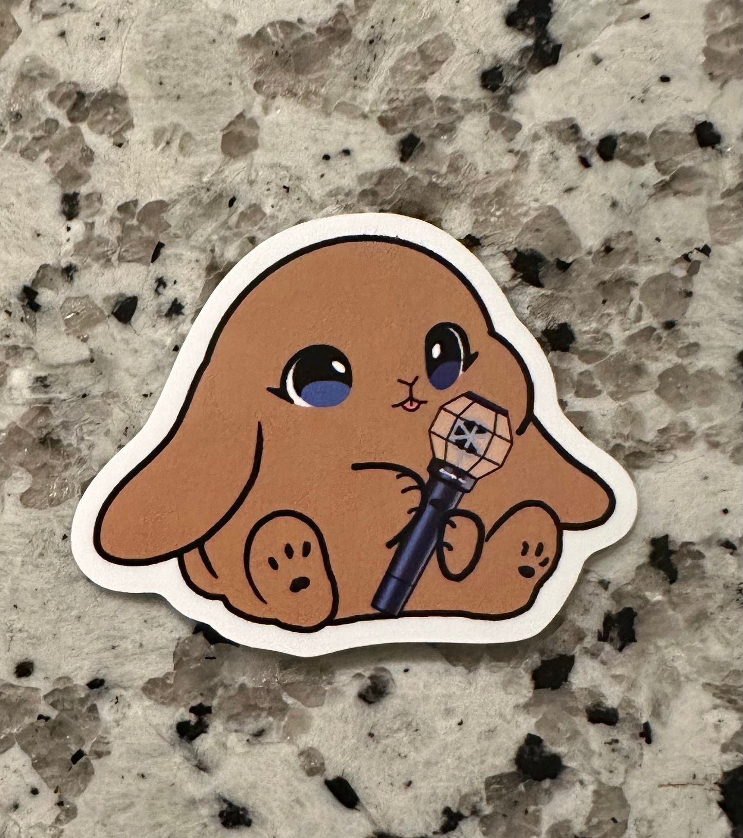 Lightstick Bunny Sticker