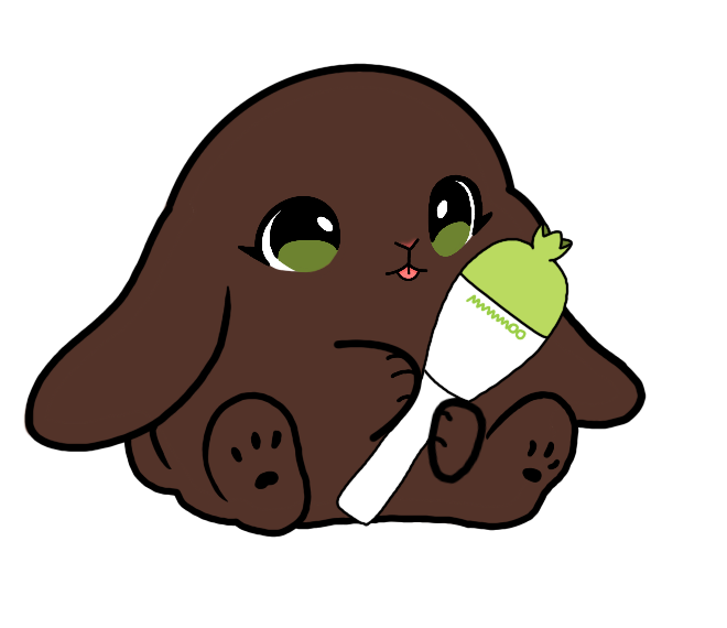 Lightstick Bunny Keychain