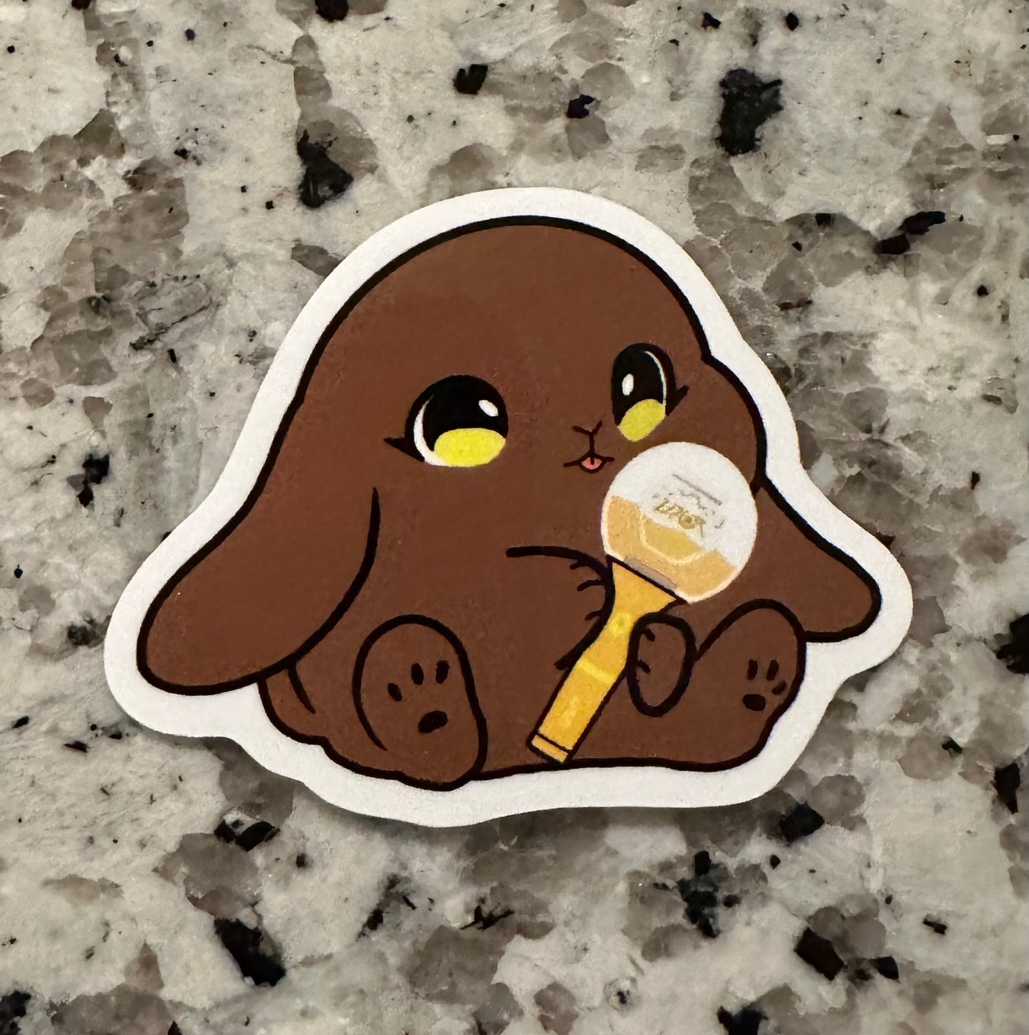 Lightstick Bunny Sticker