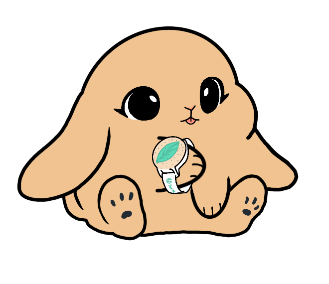 Lightstick Bunny Keychain