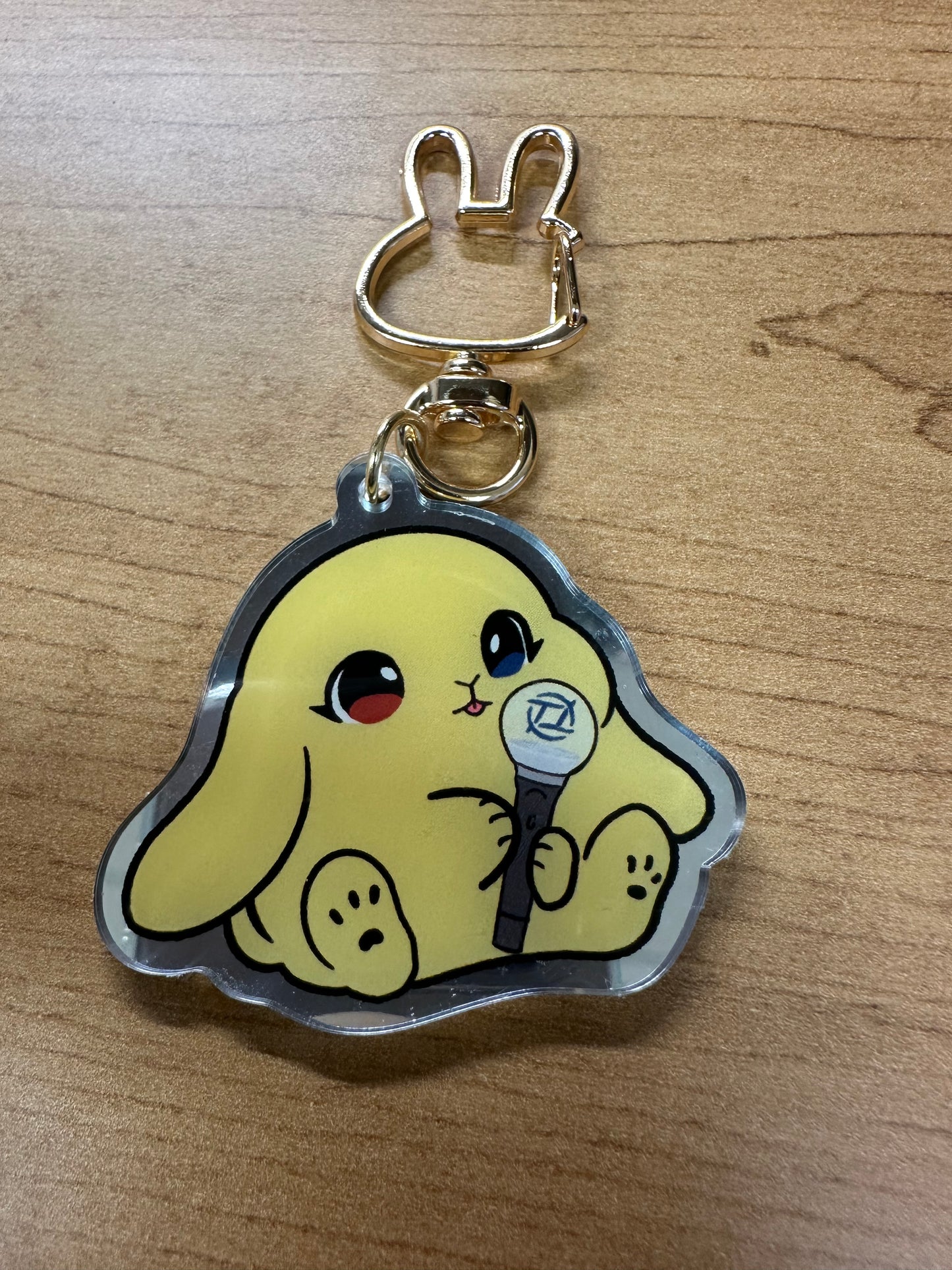 Lightstick Bunny Keychain