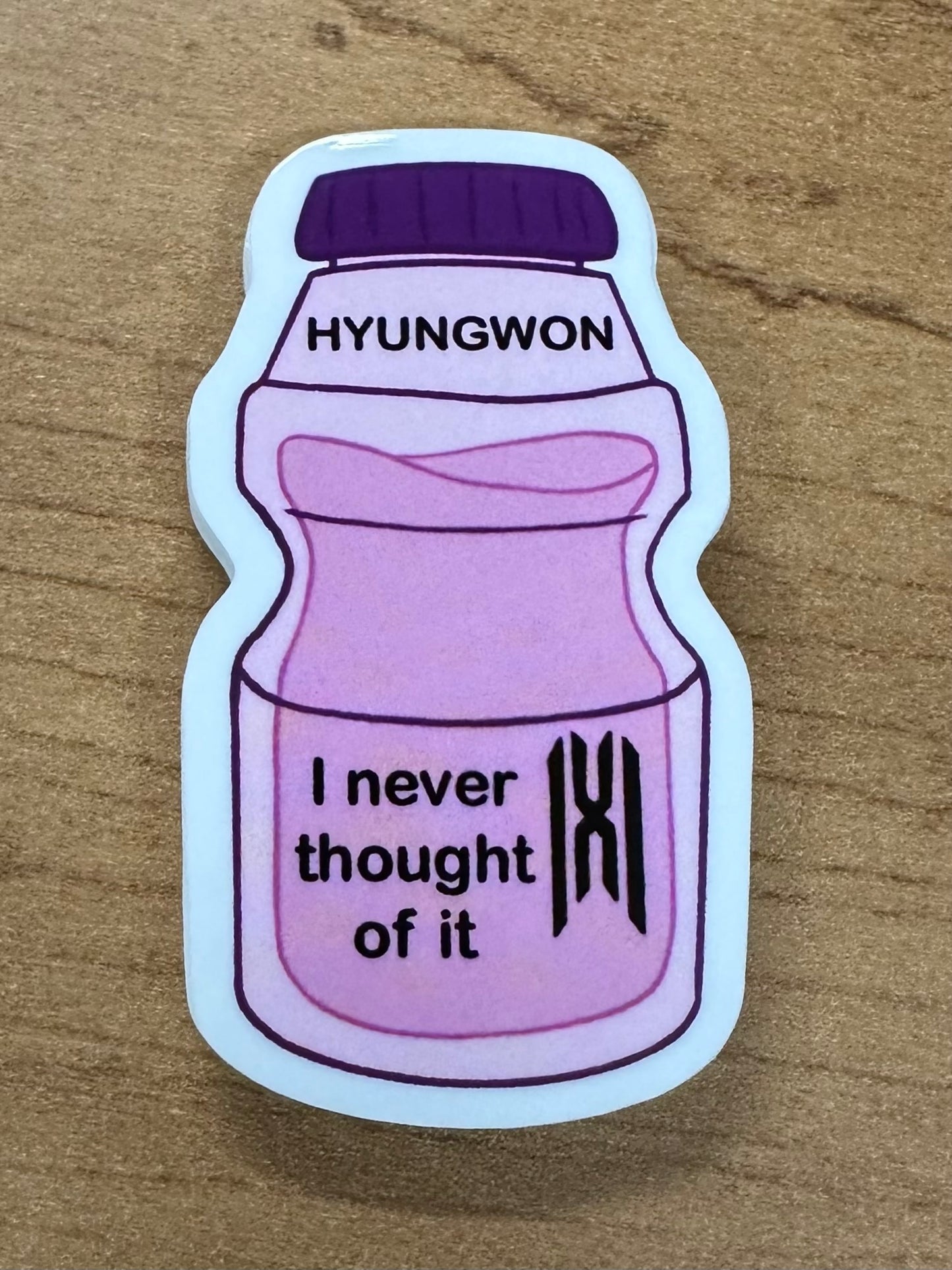 MX yogurt sticker