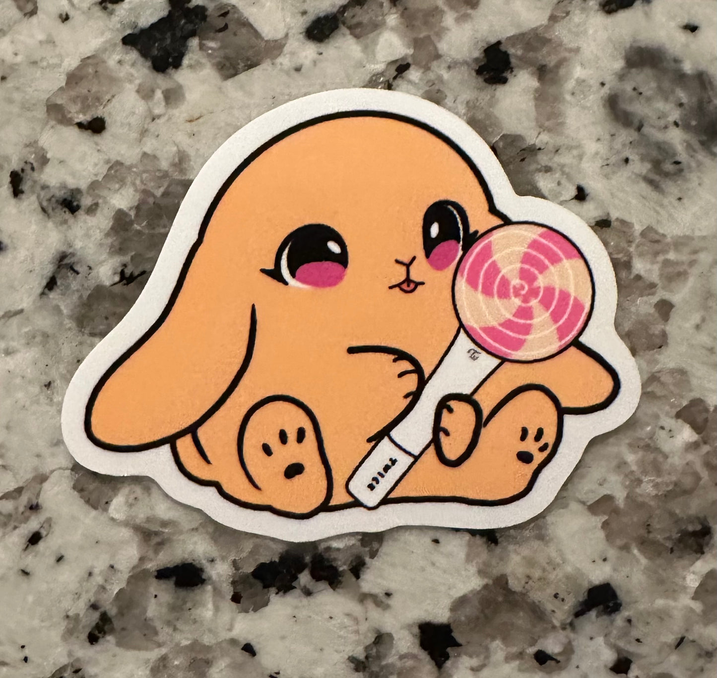 Lightstick Bunny Sticker