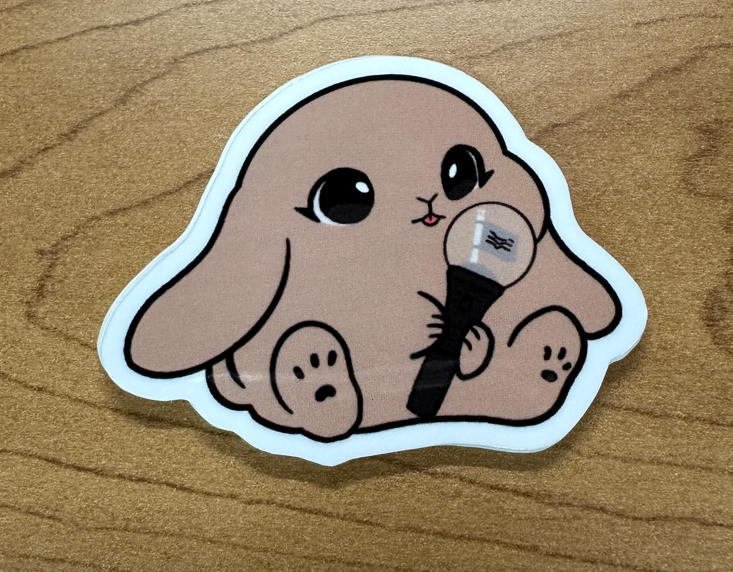 New lightstick bunny sticker