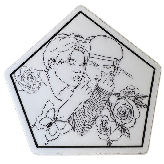 Vmin B&W sticker