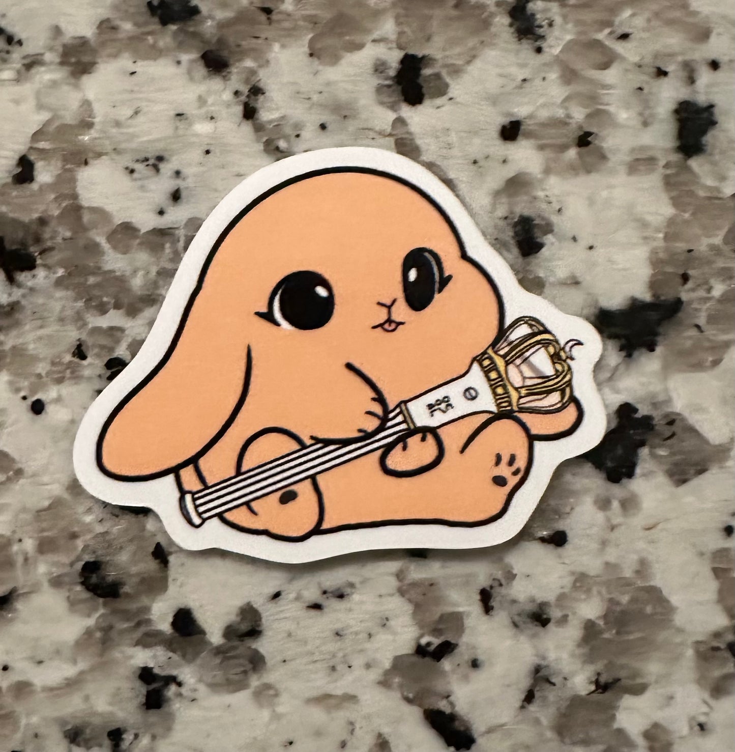 Lightstick Bunny Sticker
