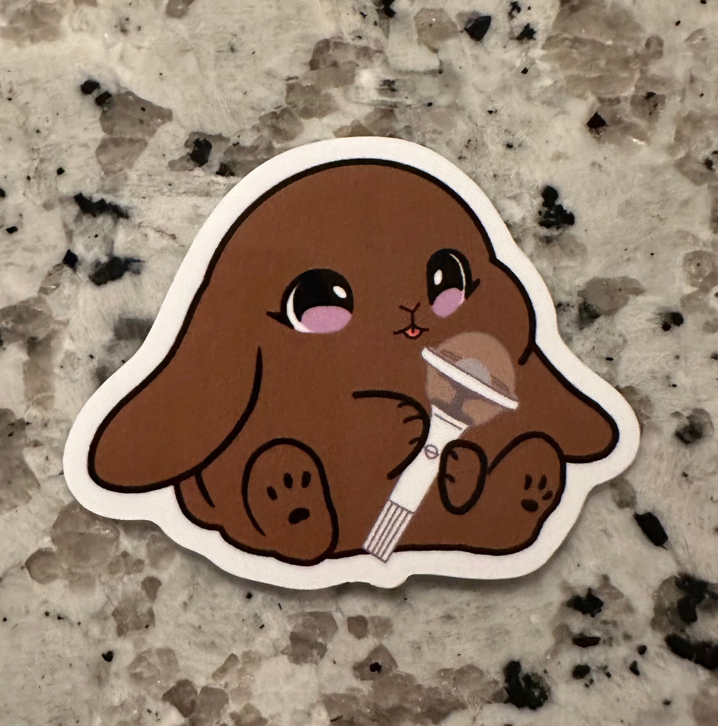 Lightstick Bunny Sticker