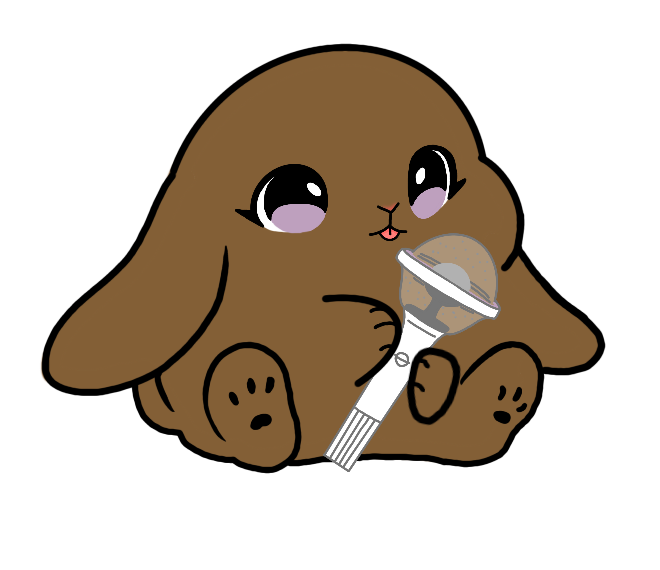 Lightstick Bunny Keychain