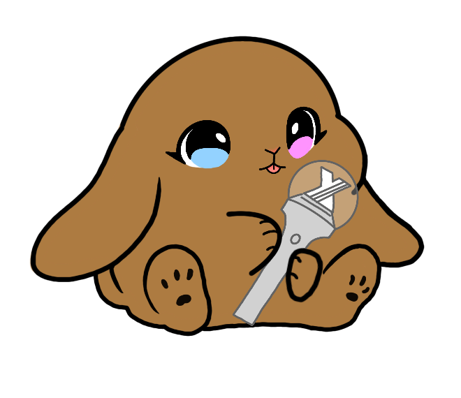 Lightstick Bunny Keychain