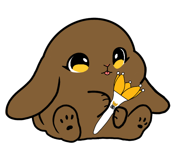 Lightstick Bunny Keychain