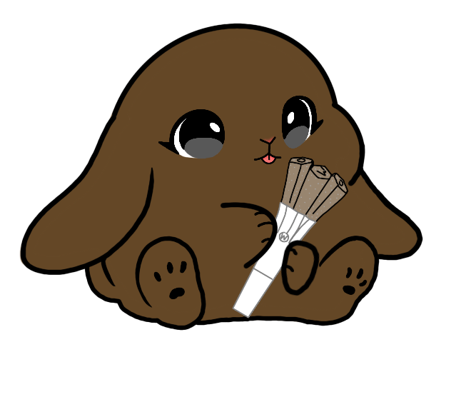 Lightstick Bunny Keychain