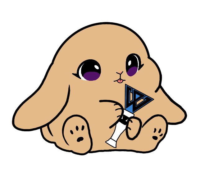 Lightstick Bunny Keychain