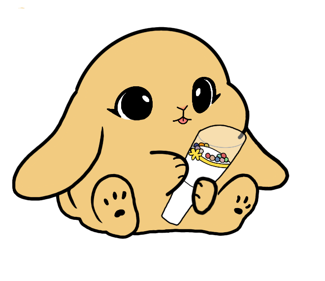 Lightstick Bunny Keychain
