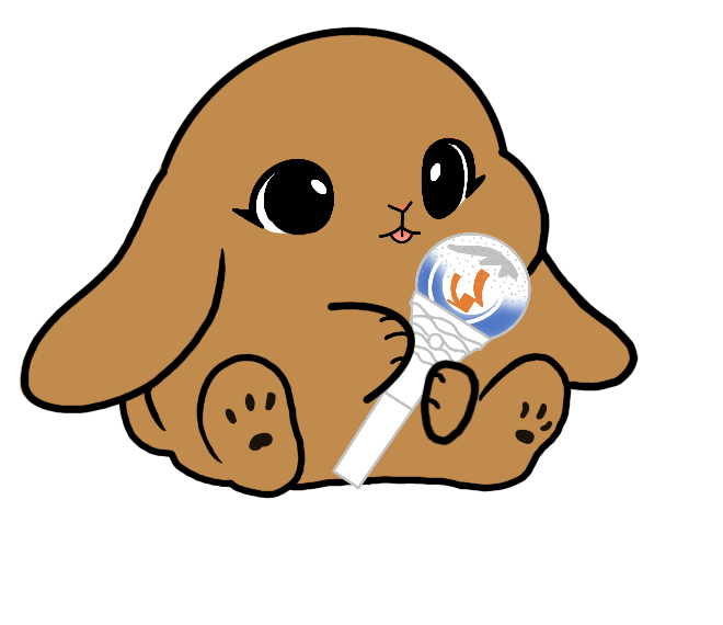 Lightstick Bunny Keychain