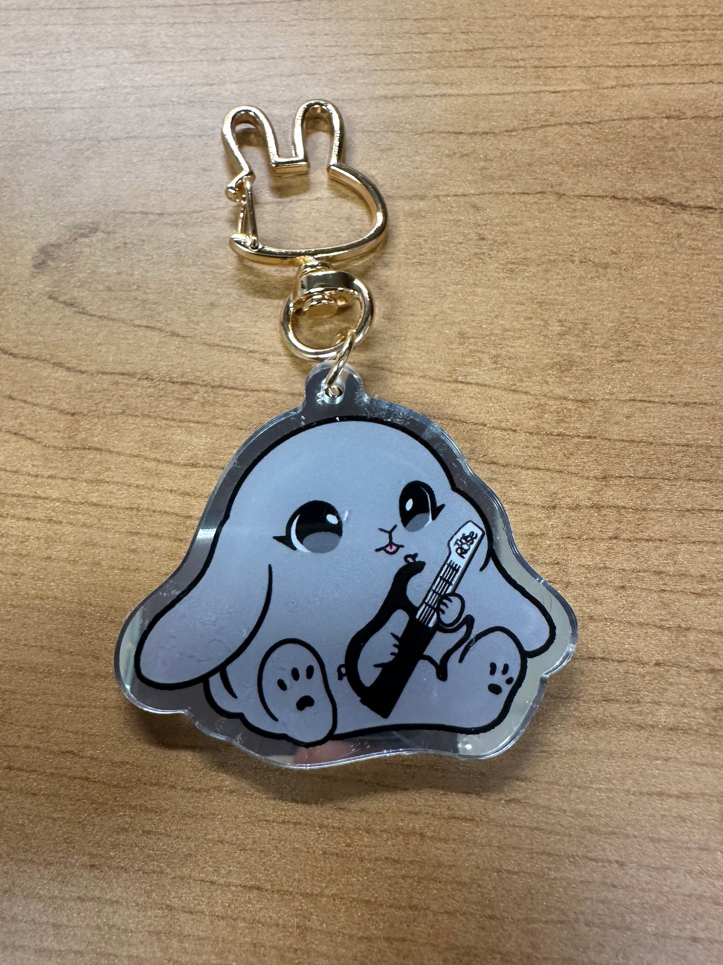 Lightstick Bunny Keychain