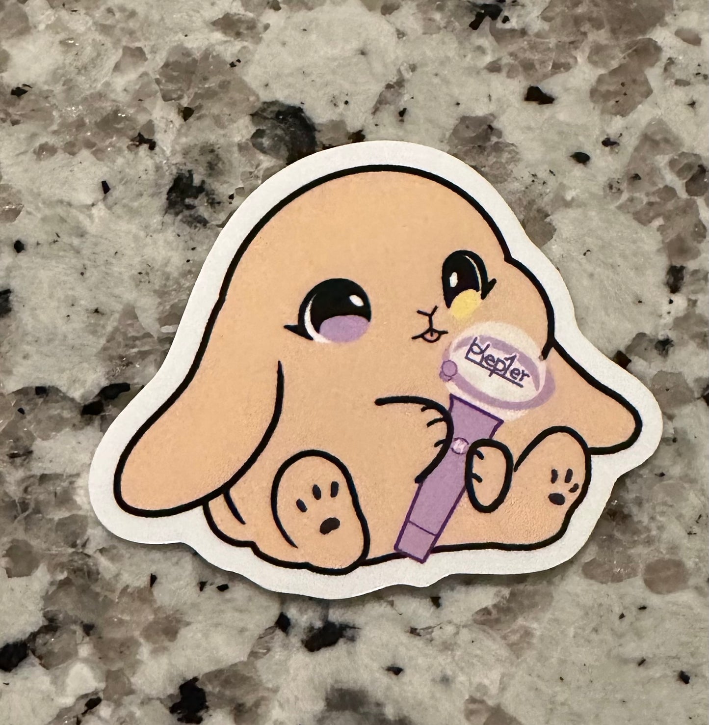 Lightstick Bunny Sticker