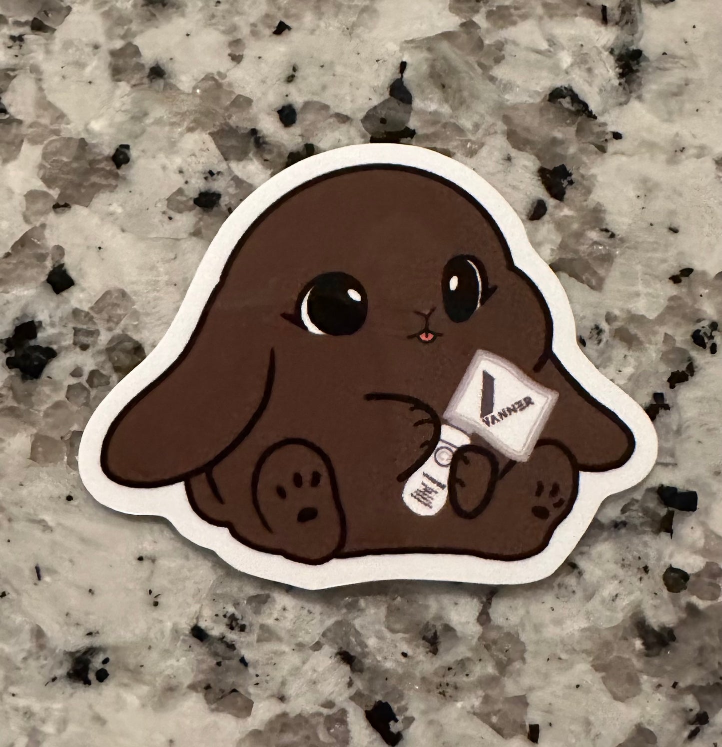 Lightstick Bunny Sticker