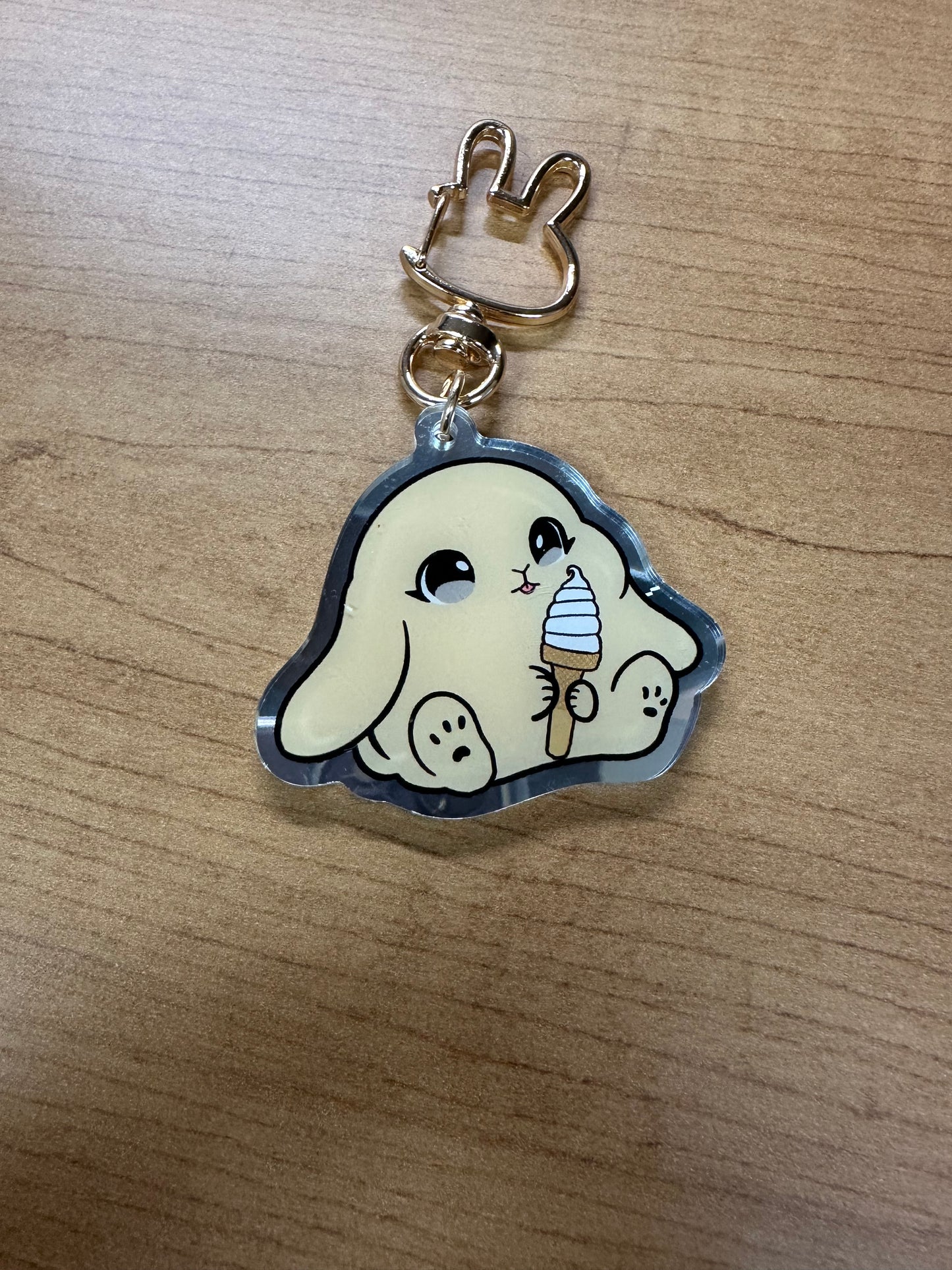 Lightstick Bunny Keychain