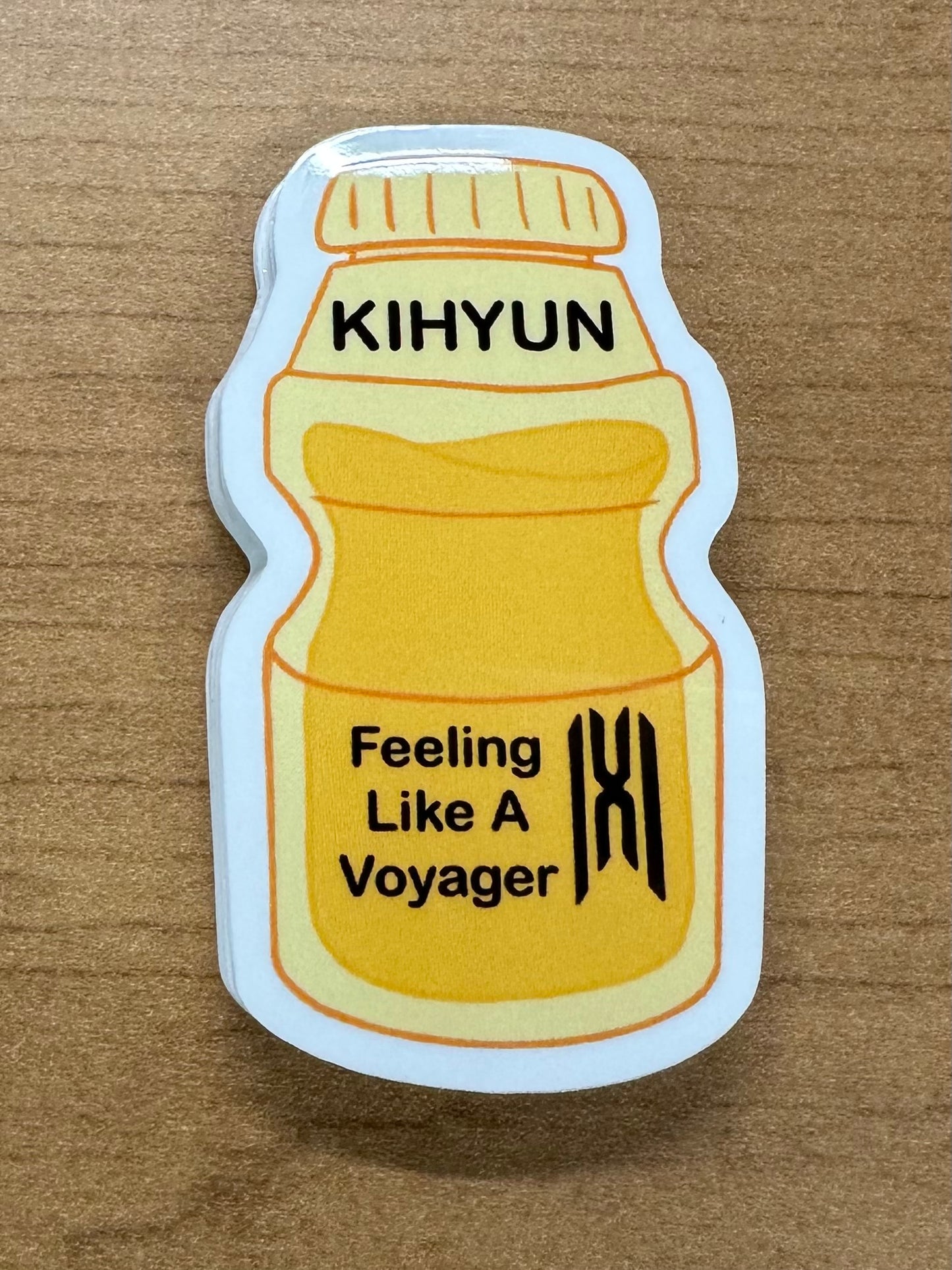 MX yogurt sticker