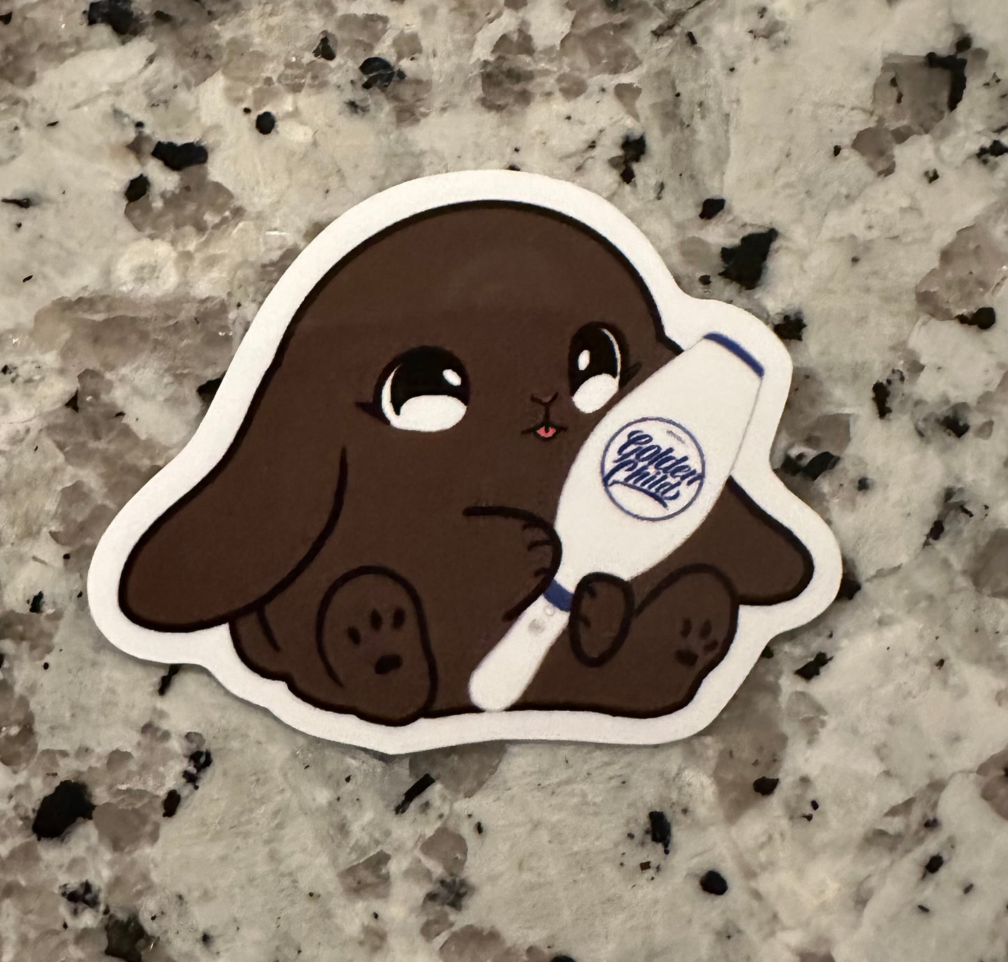 Lightstick Bunny Sticker