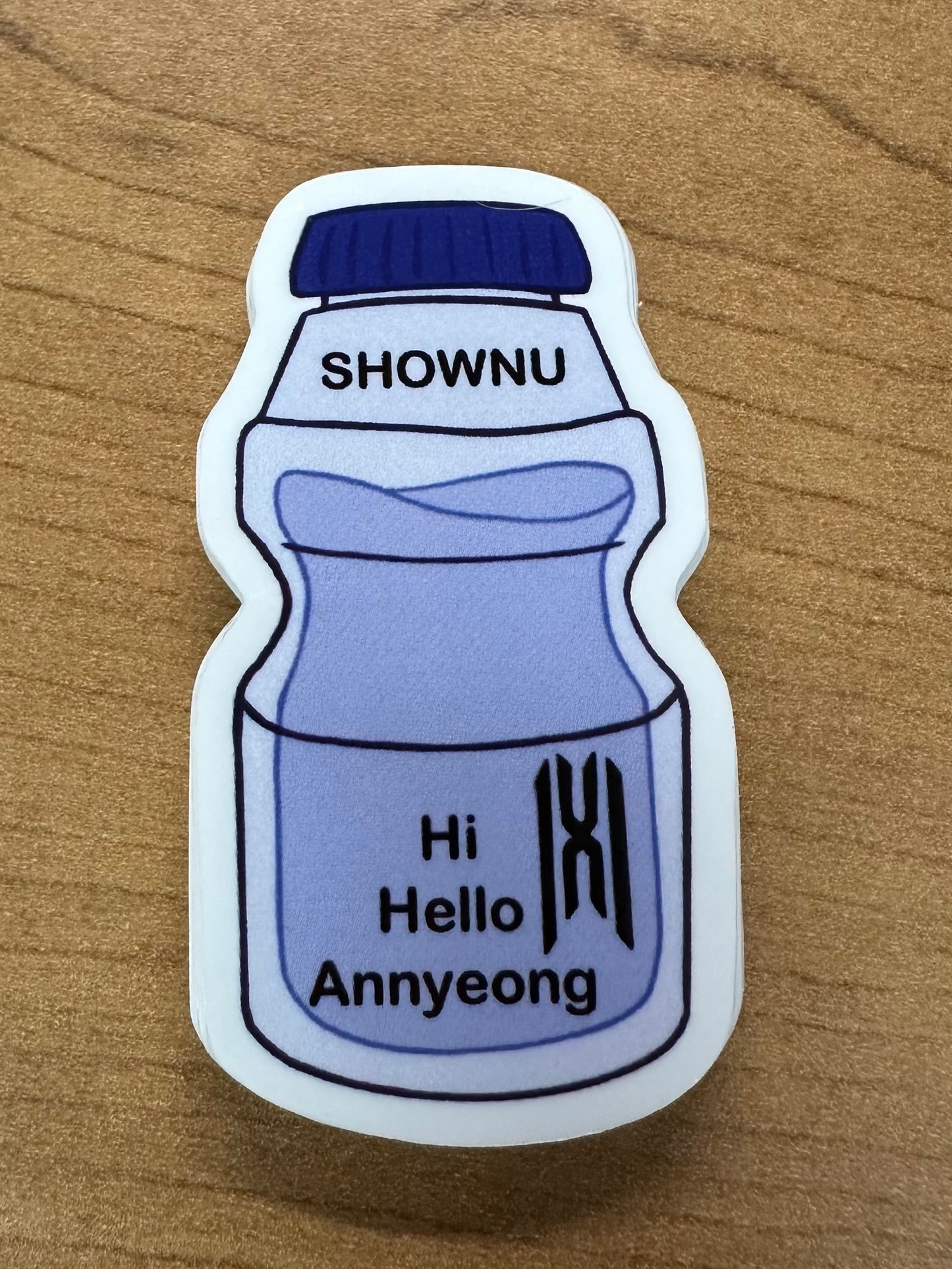 MX yogurt sticker