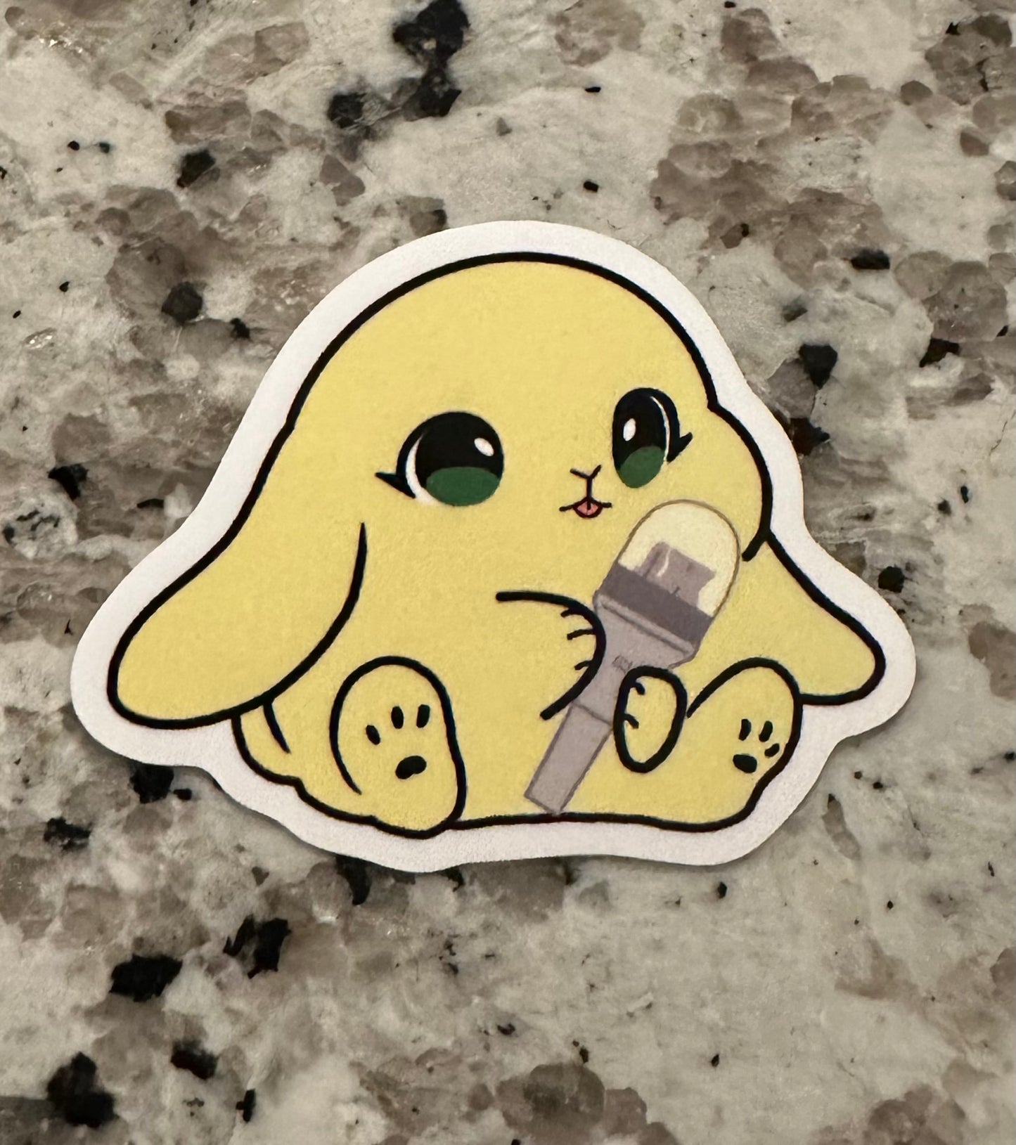 Lightstick Bunny Sticker