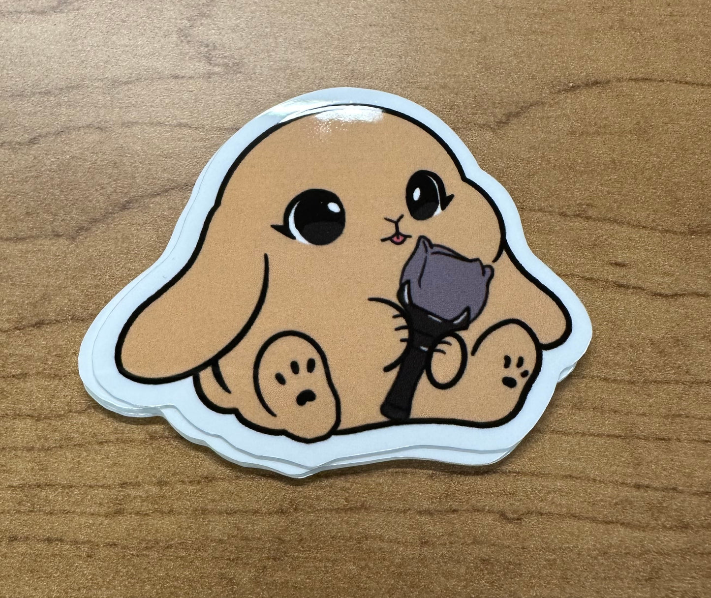 New lightstick bunny sticker
