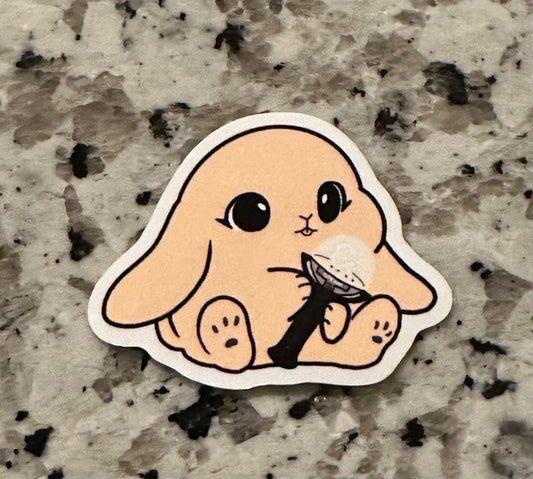 Lightstick Bunny Sticker