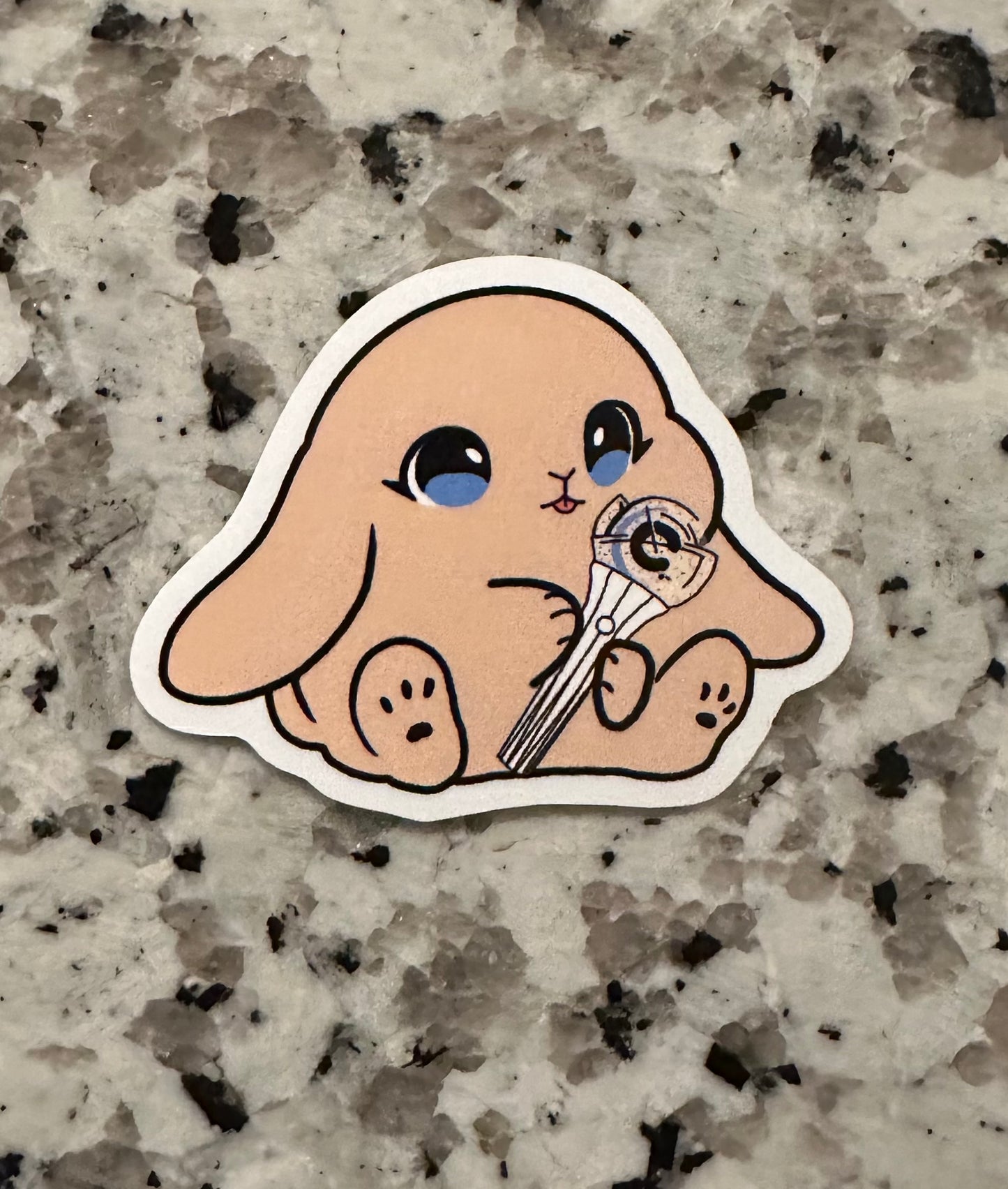 Lightstick Bunny Sticker