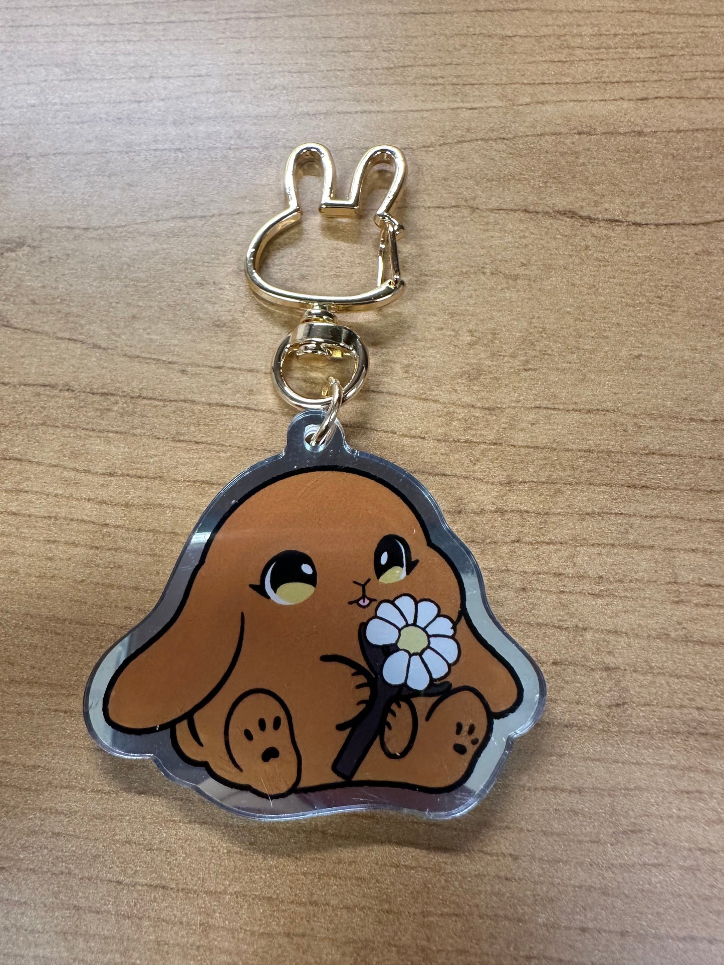 Lightstick Bunny Keychain