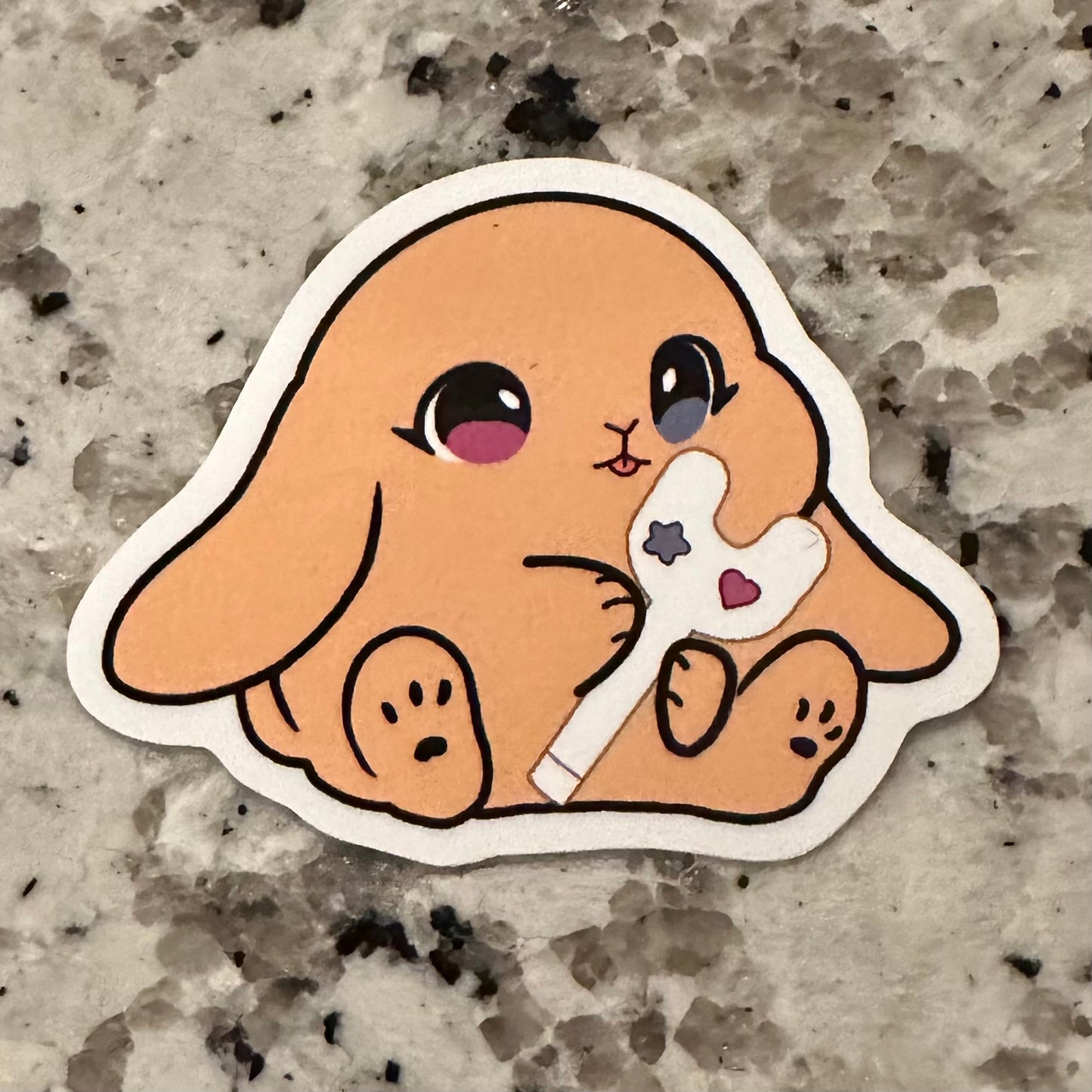 Lightstick Bunny Sticker