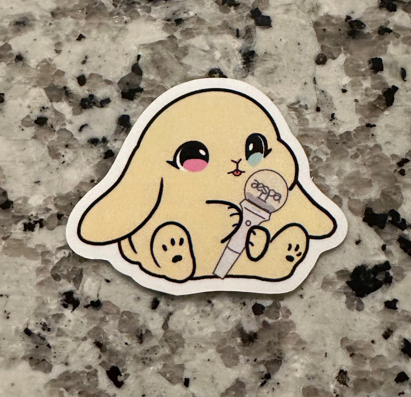 Lightstick Bunny Sticker