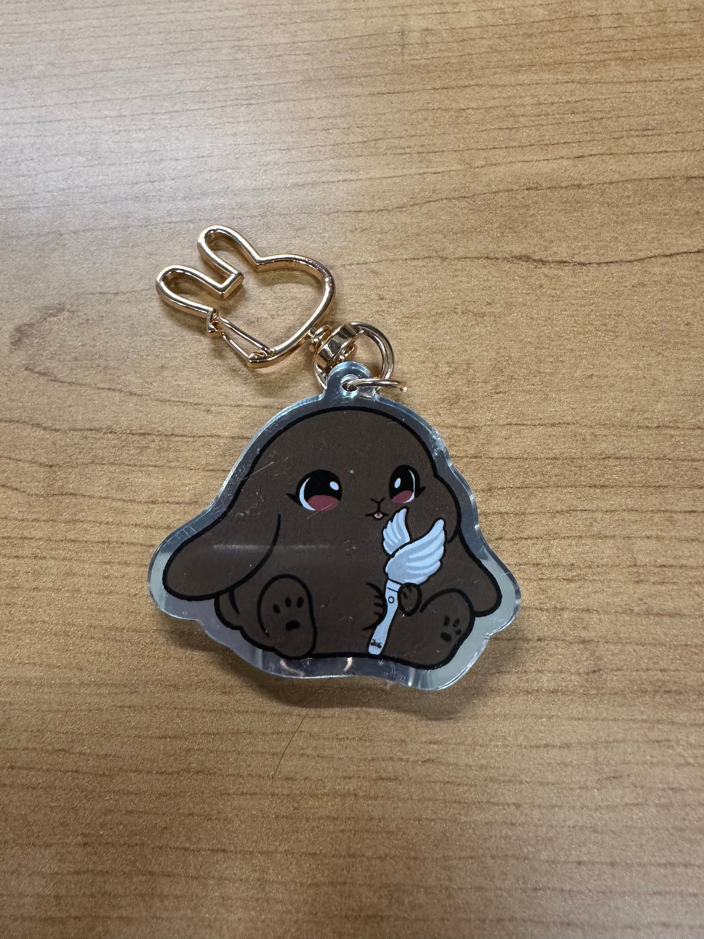 Lightstick Bunny Keychain