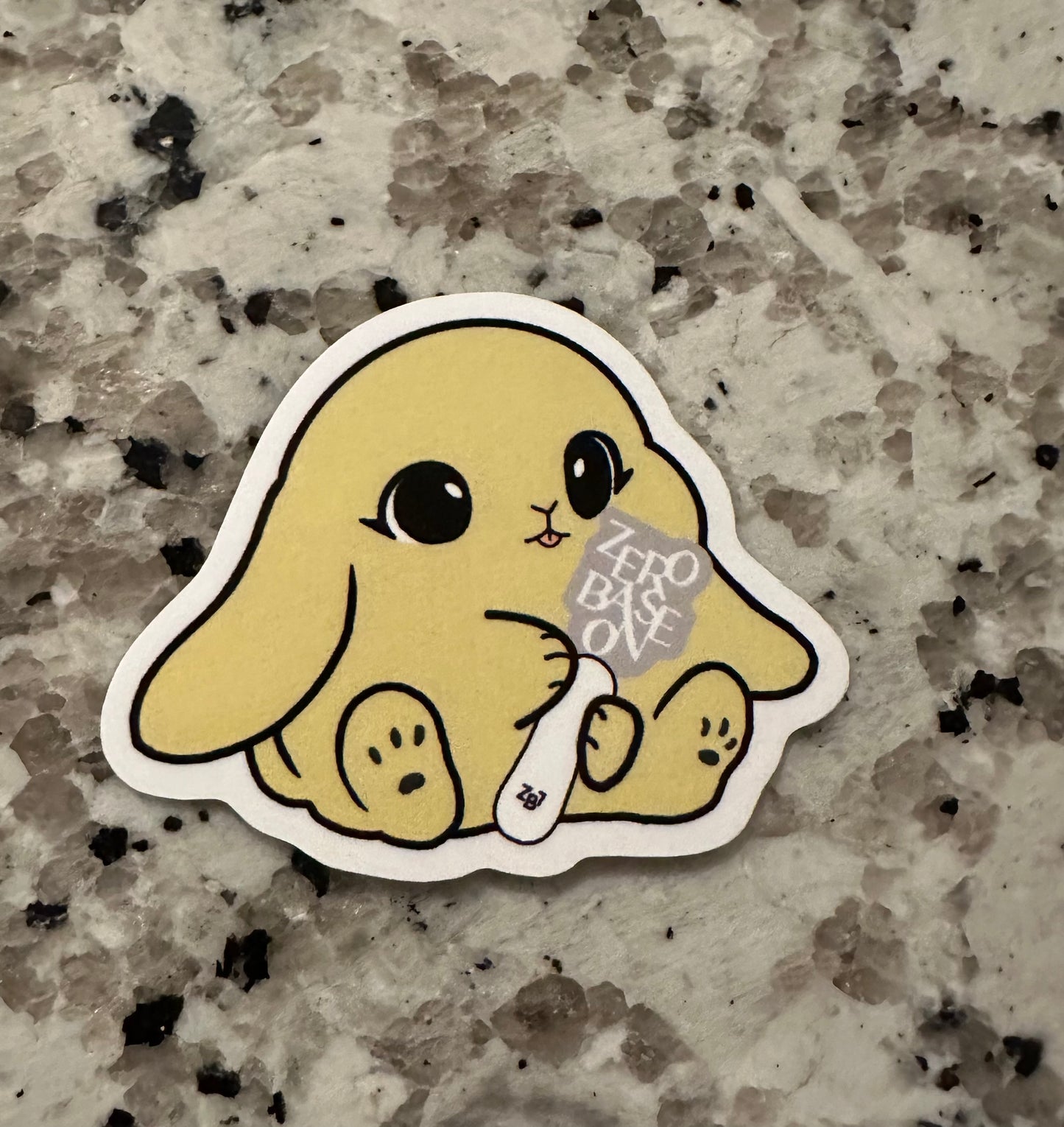Lightstick Bunny Sticker