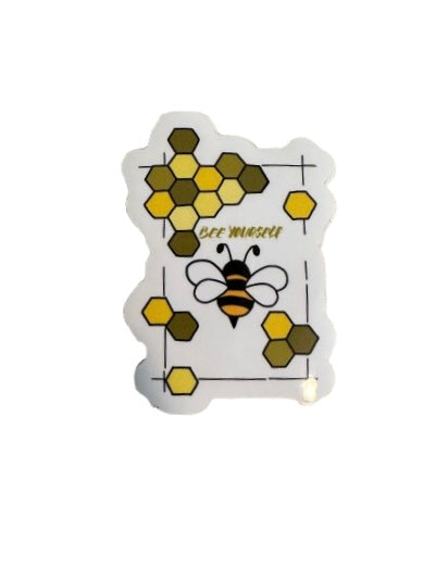 Bee yourself sticker