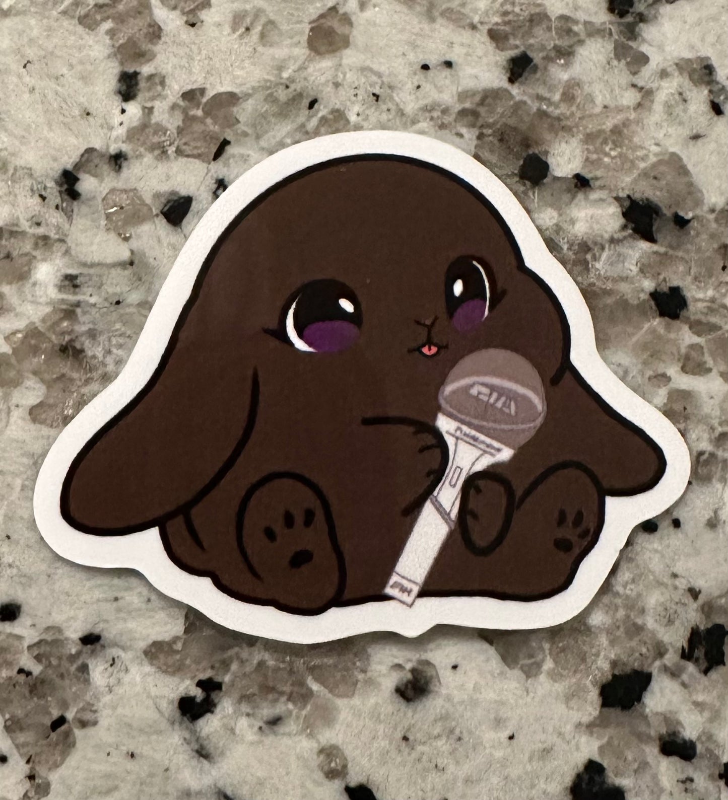 Lightstick Bunny Sticker