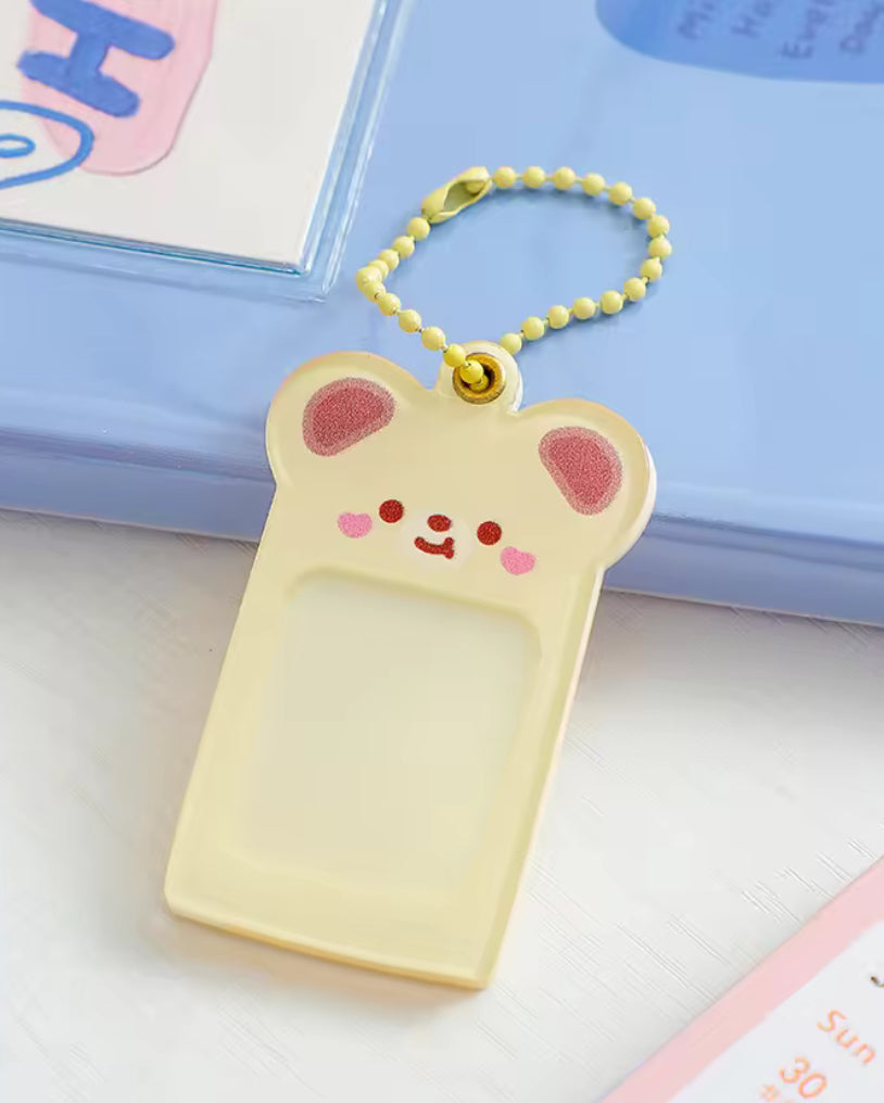 Mini bear ID photocard holder