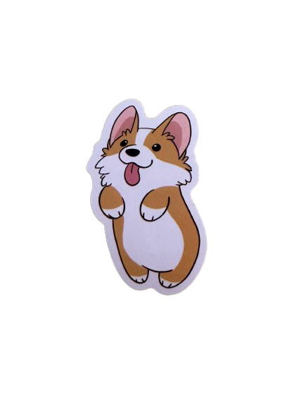 Corgi sticker