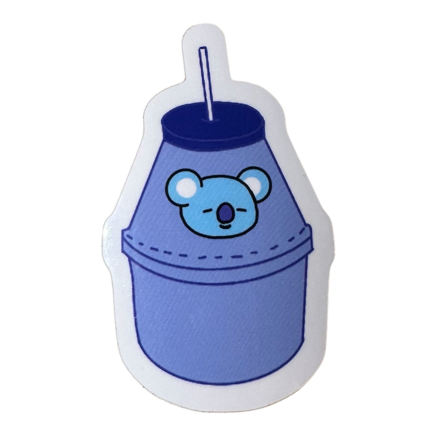 BT21 milk jug sticker