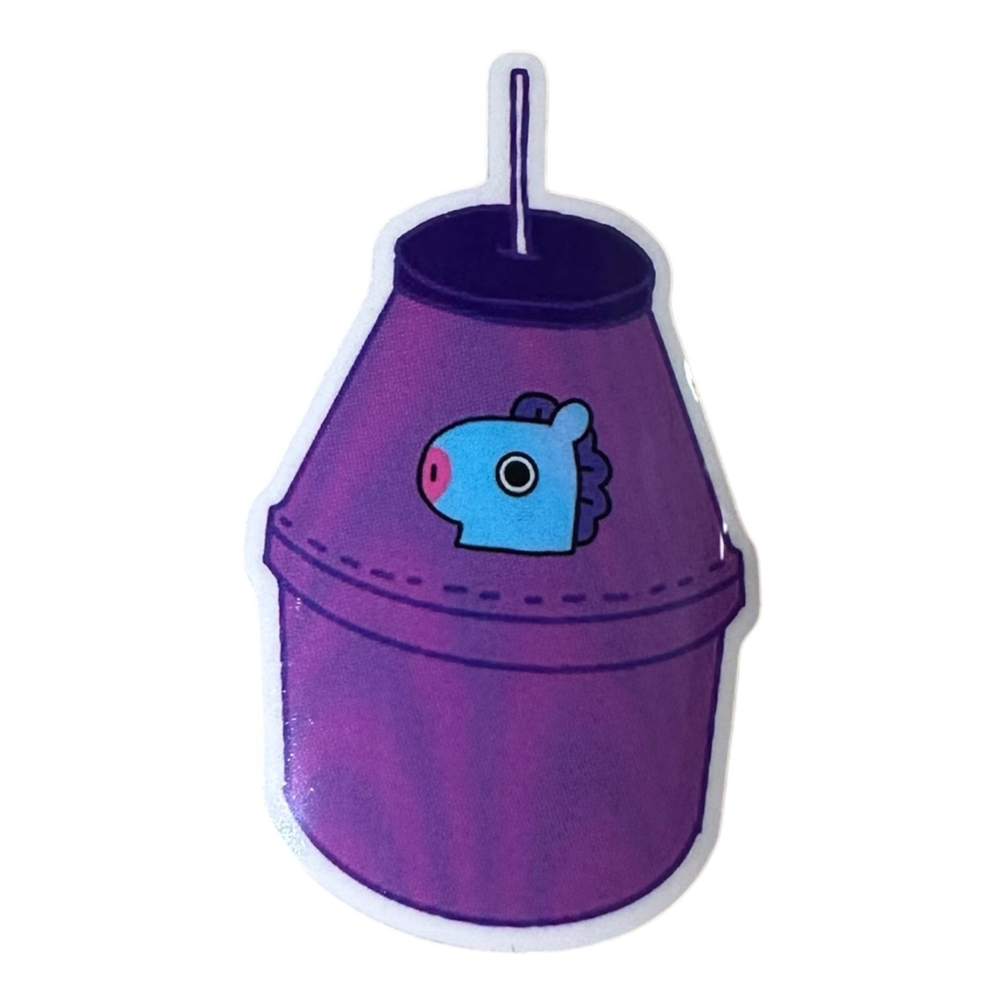 BT21 milk jug sticker