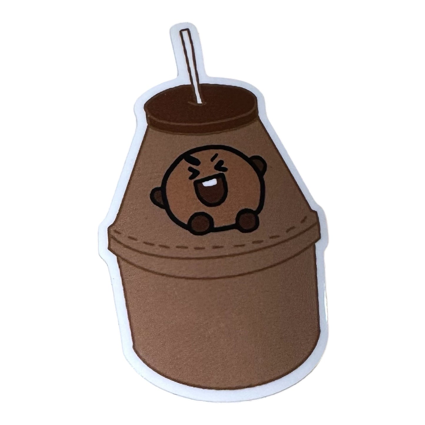 BT21 milk jug sticker