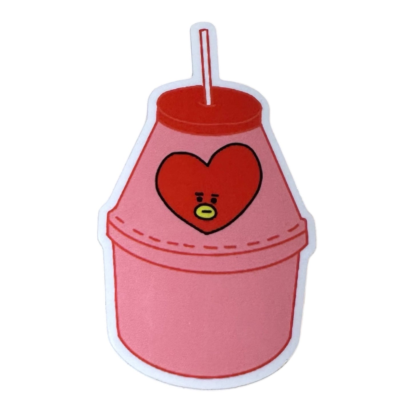 BT21 milk jug sticker